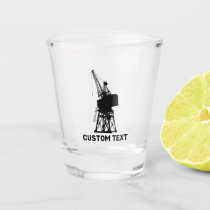 Dockyard Crane Shot Glass