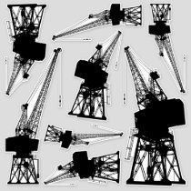 Dockyard Cranes Sticker Set