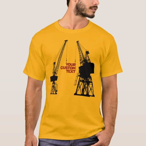 Dockyard Cranes T_Shirt