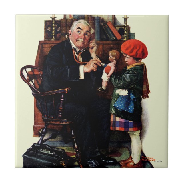 Doctor and the Doll Ceramic Tile (Front)