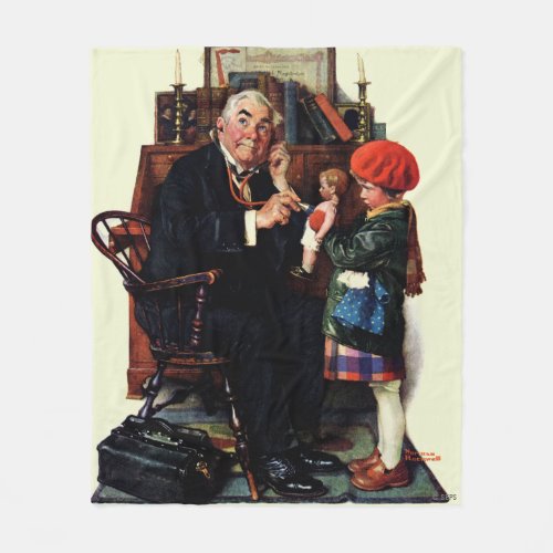 Doctor and the Doll Fleece Blanket