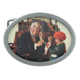 Doctor and the Doll Oval Belt Buckle