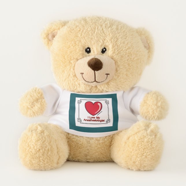 Doctor Anesthesiologist Teddy Bear (Front)