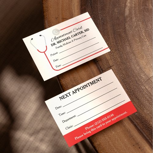 Doctor Appointment Card