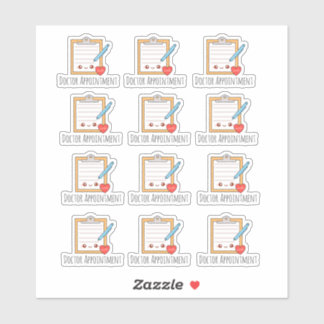 Doctor Appointment Sticker