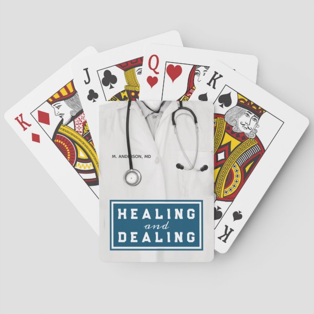 Doctor Appreciation Gifts Playing Cards (Back)