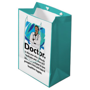 Doctor Appreciation Quote Medium Gift Bag