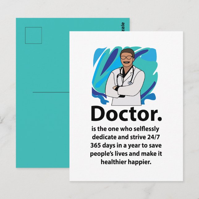 Doctor Appreciation Quote Postcard (Front/Back)