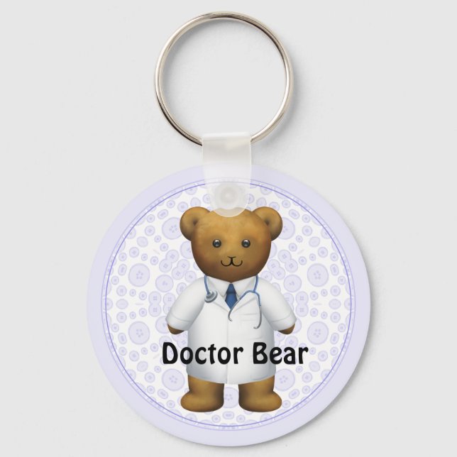 Doctor Bear - Teddy Bear Keychain (Front)