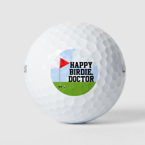 Doctor Birthday Gift Golf Balls