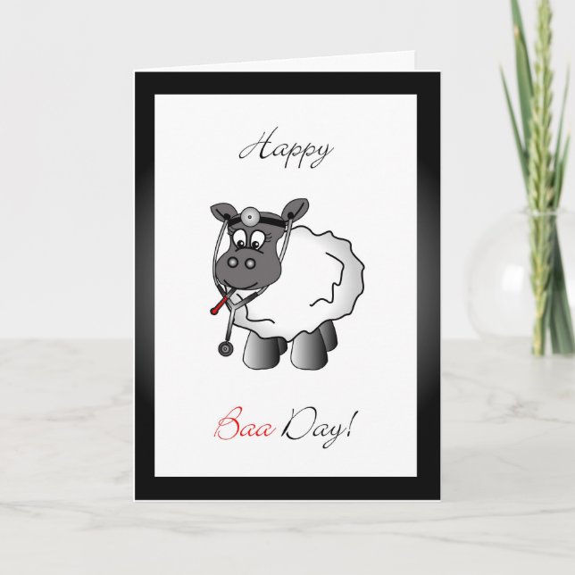 Doctor birthday greeting card (Front)