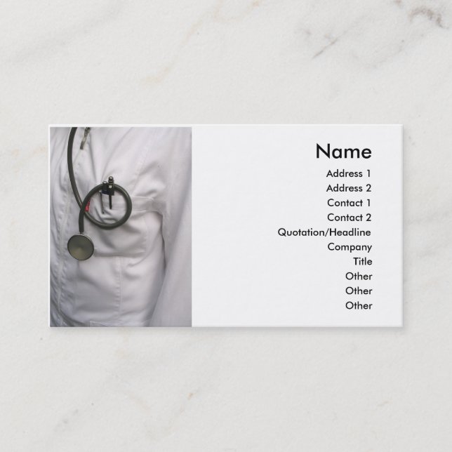 Doctor Bueiness Card (Front)