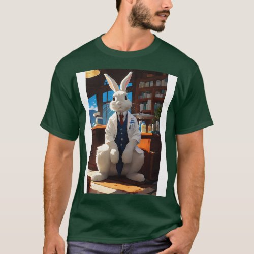 Doctor bunny in his clinic TShirt