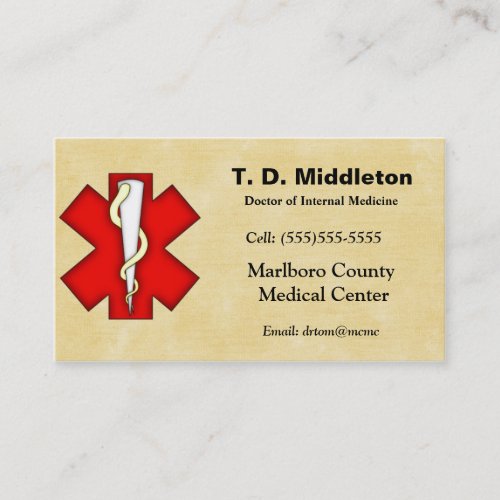 Doctor Business and Appointment Card Business Card Templates