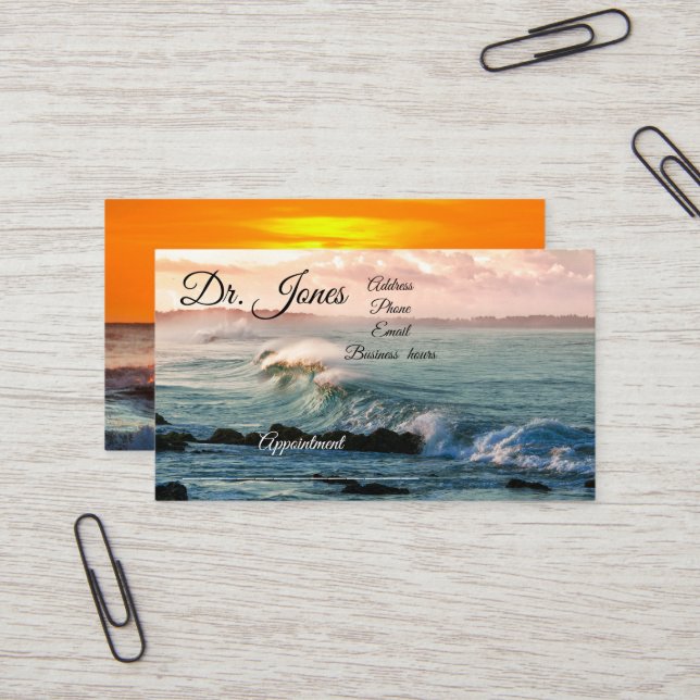 Doctor  business card (Front/Back In Situ)