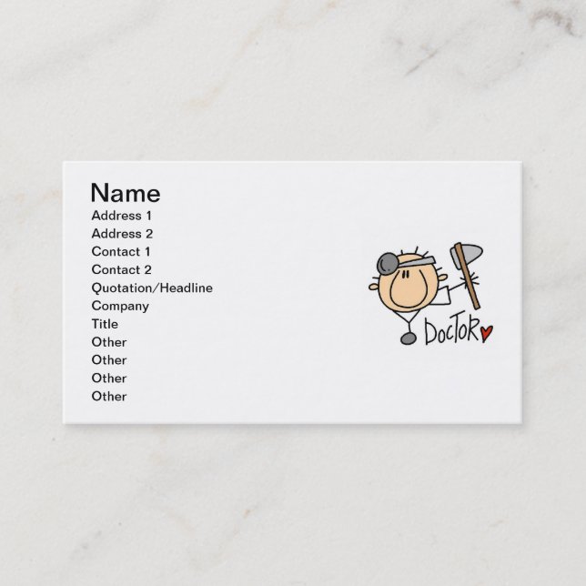 Doctor Business Card (Front)