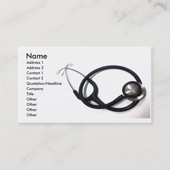 Doctor Business Card (Front)
