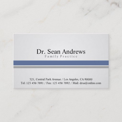 Customizable Doctor - Business Cards