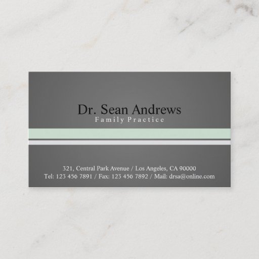 Customizable Doctor - Business Cards