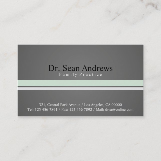 Doctor - Business Cards (Front)