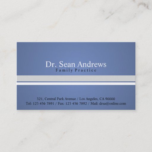 Customizable Doctor - Business Cards