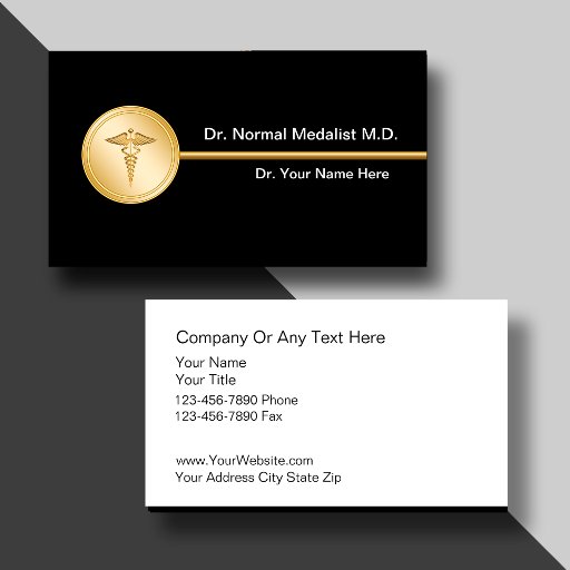 Customizable Doctor Business Cards
