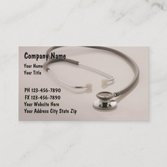 Doctor Business Cards_1 Card (Front)