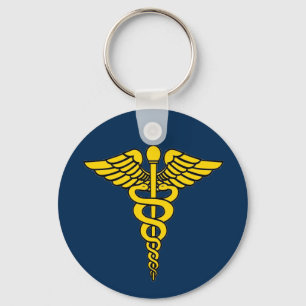 Doctor Caduceus Keychain