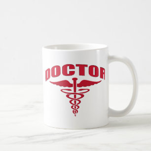 Doctor Caduceus Red Coffee Mug