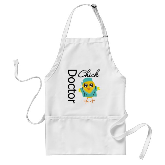 Doctor Chick Adult Apron (Front)