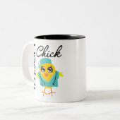 Doctor Chick Two-Tone Coffee Mug (Front Left)