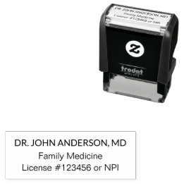 Doctor Clinic Healthcare Provider Self-inking Stamp