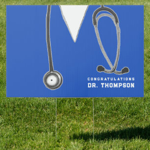 Doctor Congrats Sign
