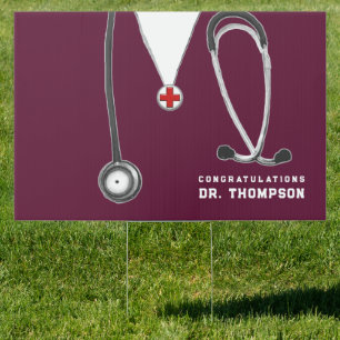 Doctor Congrats Sign