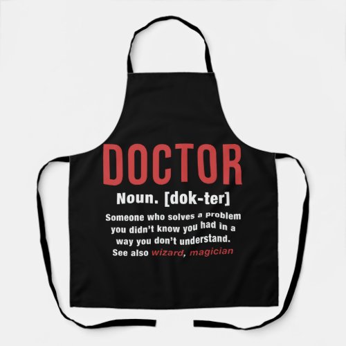 Doctor Definition Apron