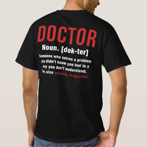 Doctor Definition T_Shirt