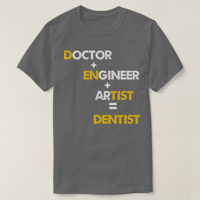 doctor dental funny dentist T-Shirt (Design Front)
