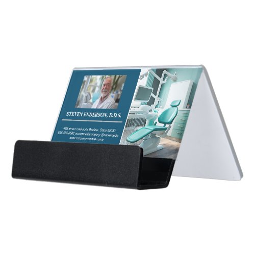 Doctor  Dental Office Equipment Desk Business Card Holder