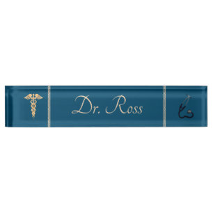 Doctor Desk Name Plate