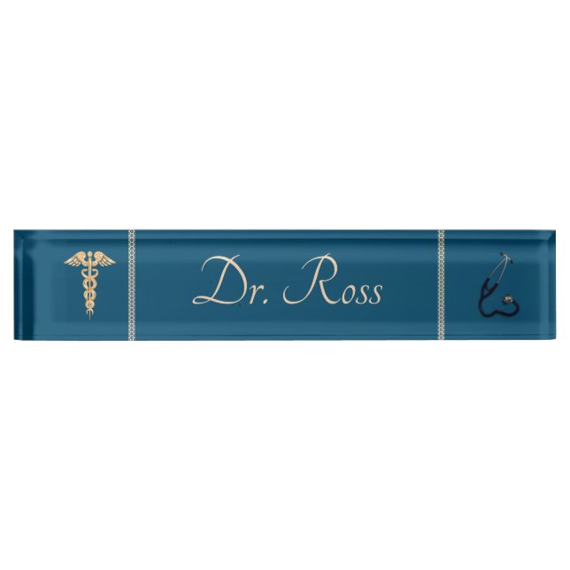 Doctor Desk Name Plate (Front)