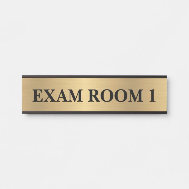 Doctor Doctor's Door Office Sign Signs Exam Room (Front)