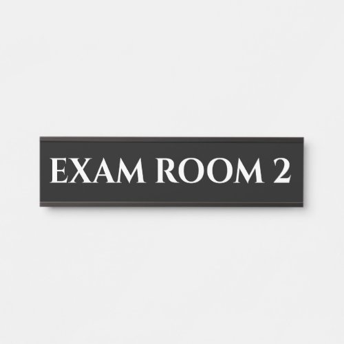 Doctor Doctors Exam Room Office Door Sign Black