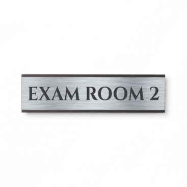 Doctor Doctor's Exam Room Office Door Sign Silver
