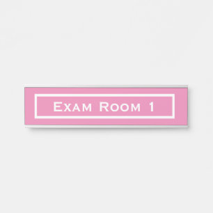 Doctor Doctor's Office Dentist Exam Room Door Sign