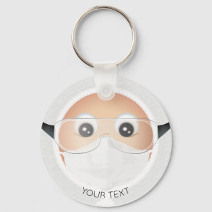 Doctor Emoji Keychain