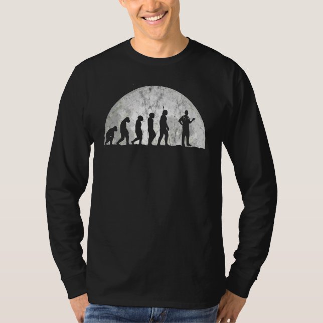 Doctor Evolution And Evo  Evolution Of Man Medical T-Shirt (Front)