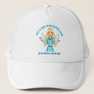 DOCTOR FAIRY BLUE MAGIC MD MAGIC WAND TRUCKER HAT