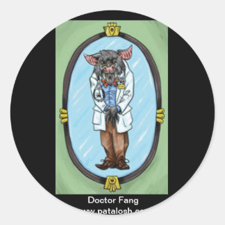 Doctor Fang Classic Round Sticker