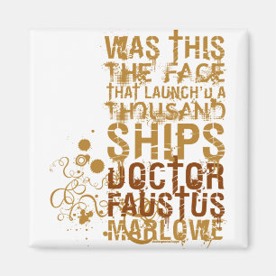 Doctor Faustus Quote Magnet