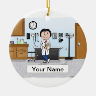 Doctor - Female Ceramic Ornament